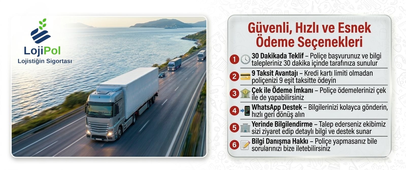 Lojipol Lojistik Özel Teminat Yapısı